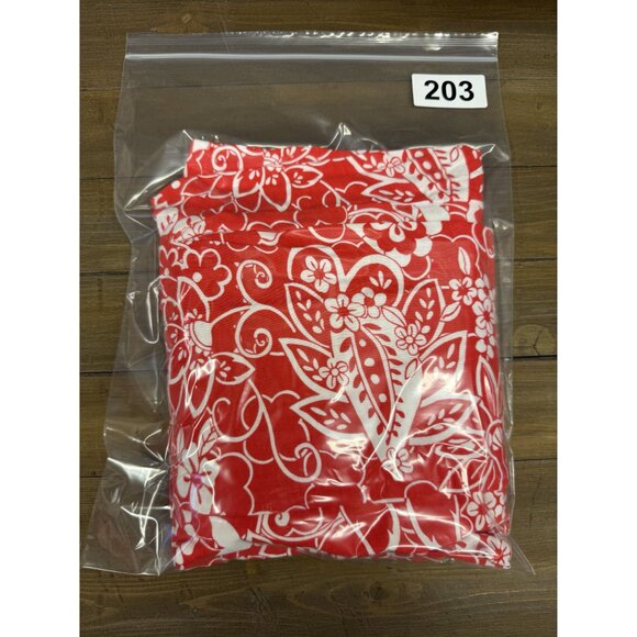 Roxy Floral Red & White Maxi Dress With Adjustable Straps Medium - Picture 10 of 10